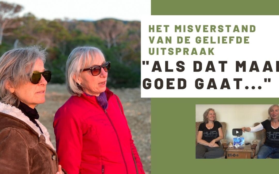 Als dat maar goed gaat…